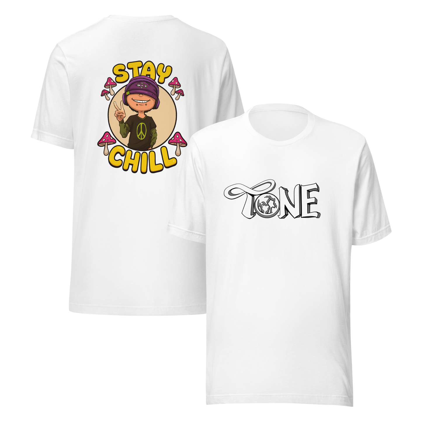Eternal Tone- Stay Chill White T- Shirt