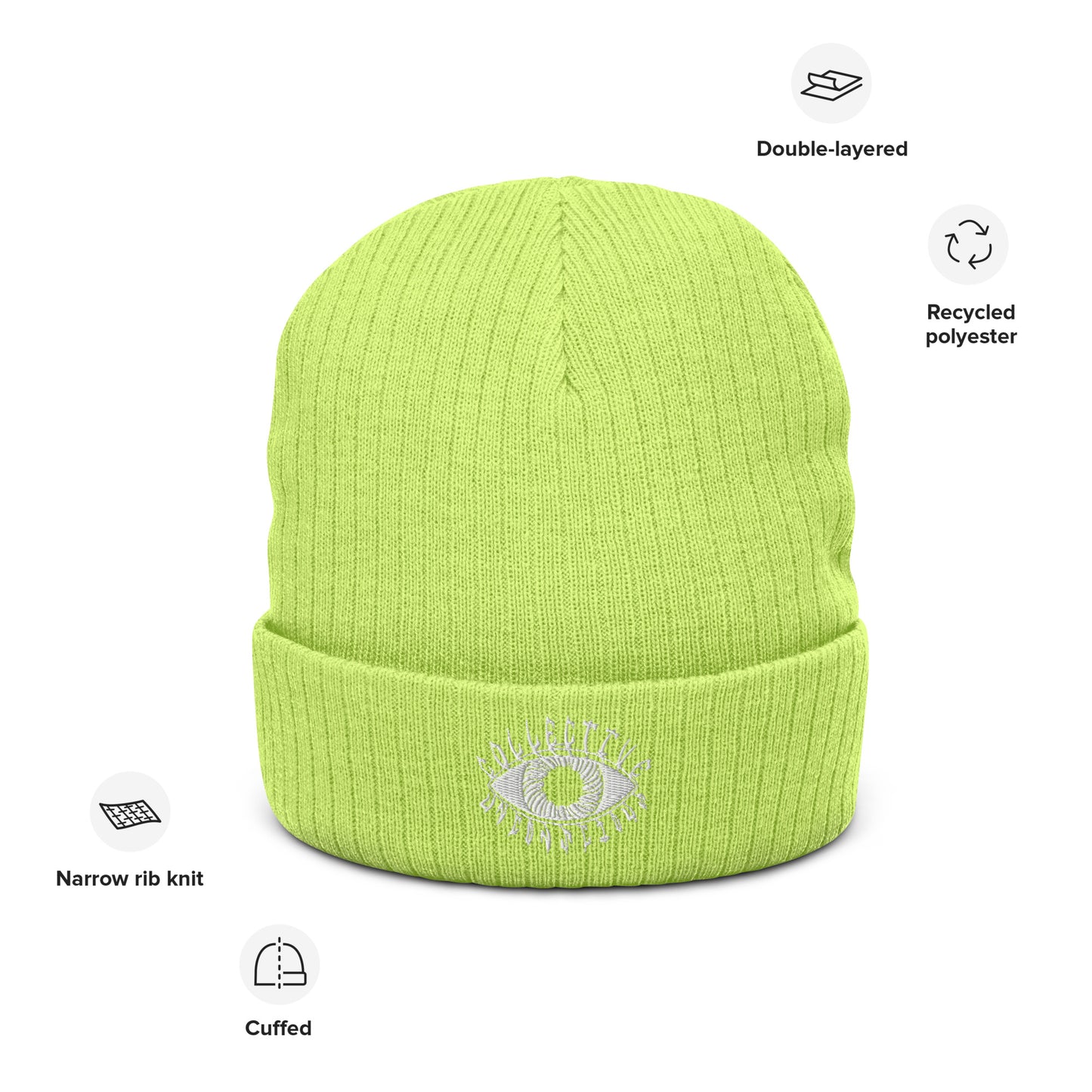 Collective Unconscious- Ribbed knit beanie