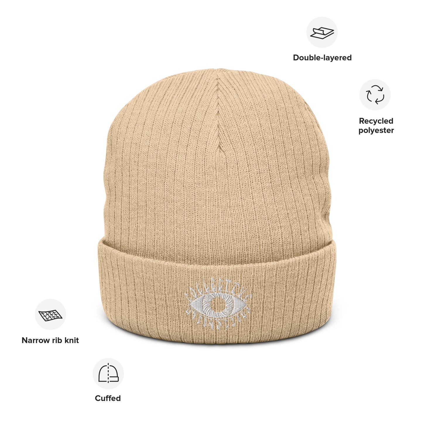 Collective Unconscious- Ribbed knit beanie