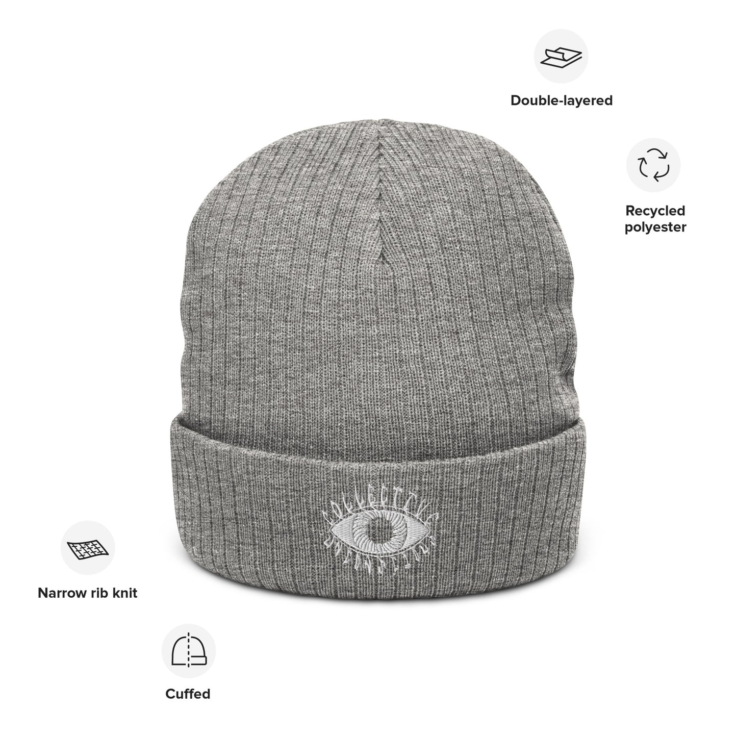 Collective Unconscious- Ribbed knit beanie