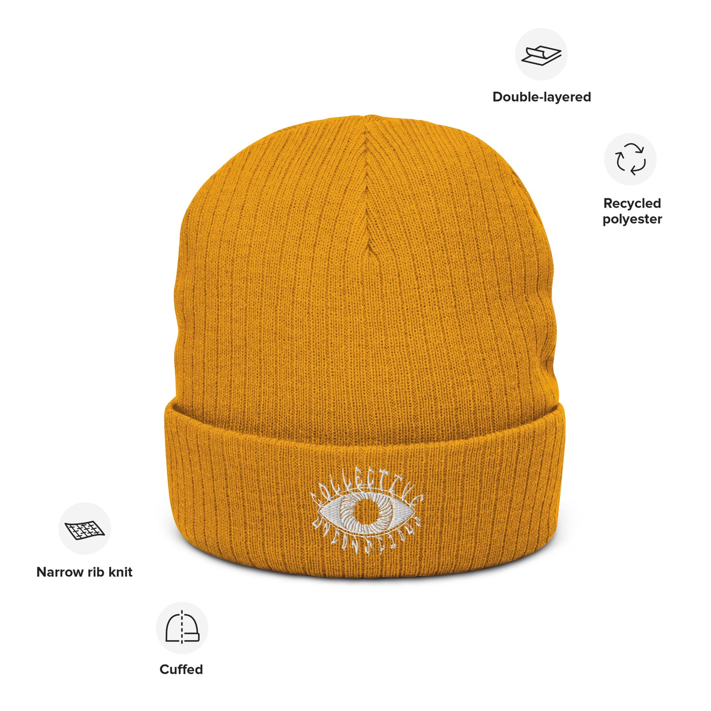 Collective Unconscious- Ribbed knit beanie