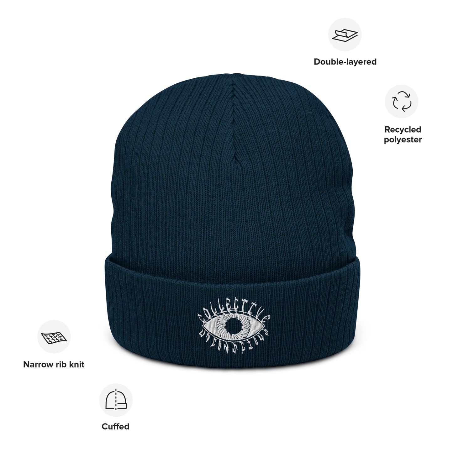 Collective Unconscious- Ribbed knit beanie